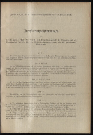 Verordnungsblatt für das Kaiserlich-Königliche Heer 19140623 Seite: 59