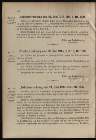 Verordnungsblatt für das Kaiserlich-Königliche Heer 19140627 Seite: 2