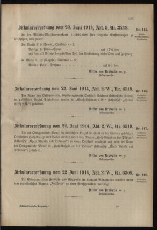 Verordnungsblatt für das Kaiserlich-Königliche Heer 19140627 Seite: 5