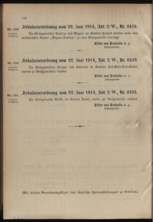 Verordnungsblatt für das Kaiserlich-Königliche Heer 19140627 Seite: 6