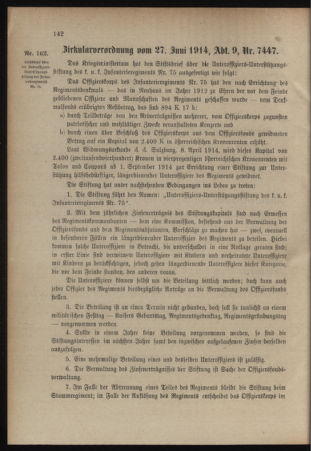 Verordnungsblatt für das Kaiserlich-Königliche Heer 19140704 Seite: 6