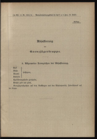 Verordnungsblatt für das Kaiserlich-Königliche Heer 19140711 Seite: 5