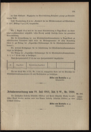 Verordnungsblatt für das Kaiserlich-Königliche Heer 19140725 Seite: 3