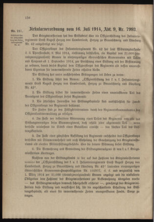 Verordnungsblatt für das Kaiserlich-Königliche Heer 19140725 Seite: 4