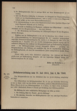 Verordnungsblatt für das Kaiserlich-Königliche Heer 19140725 Seite: 6