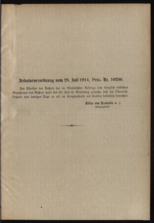 Verordnungsblatt für das Kaiserlich-Königliche Heer 19140726 Seite: 5