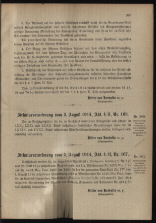 Verordnungsblatt für das Kaiserlich-Königliche Heer 19140805 Seite: 3