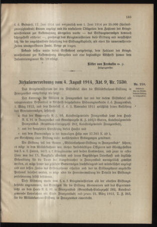 Verordnungsblatt für das Kaiserlich-Königliche Heer 19140814 Seite: 3