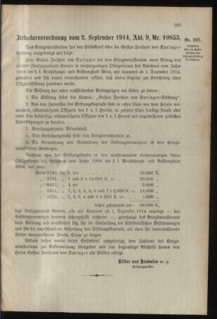 Verordnungsblatt für das Kaiserlich-Königliche Heer 19140905 Seite: 3