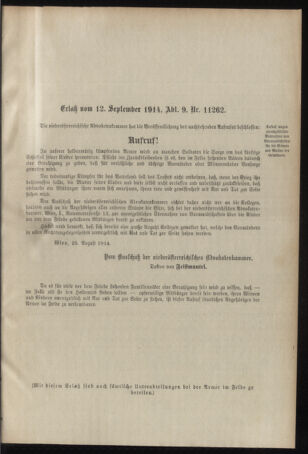 Verordnungsblatt für das Kaiserlich-Königliche Heer 19140912 Seite: 11