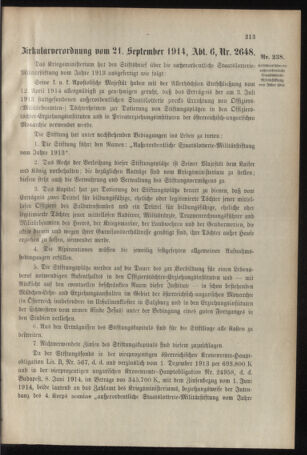 Verordnungsblatt für das Kaiserlich-Königliche Heer 19140926 Seite: 3