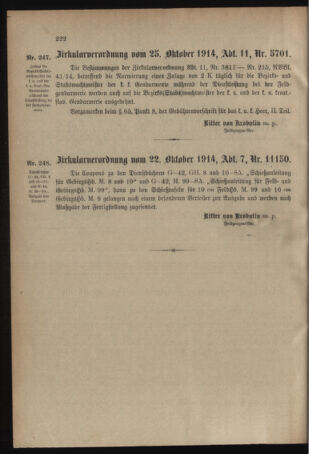 Verordnungsblatt für das Kaiserlich-Königliche Heer 19141031 Seite: 2