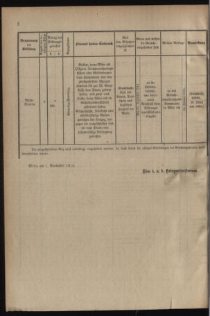 Verordnungsblatt für das Kaiserlich-Königliche Heer 19141114 Seite: 6