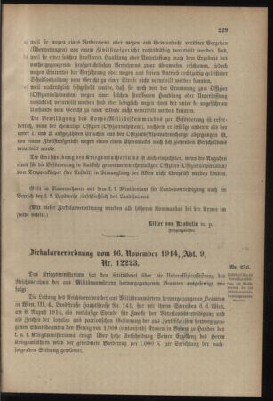 Verordnungsblatt für das Kaiserlich-Königliche Heer 19141121 Seite: 3