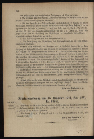 Verordnungsblatt für das Kaiserlich-Königliche Heer 19141121 Seite: 4