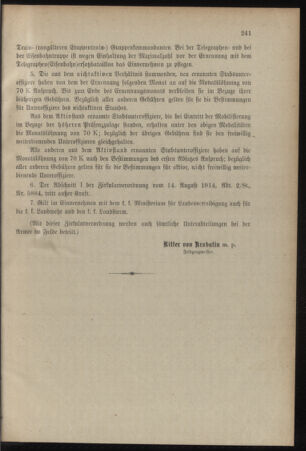 Verordnungsblatt für das Kaiserlich-Königliche Heer 19141219 Seite: 3