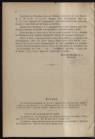 Verordnungsblatt für das Kaiserlich-Königliche Heer 19150102 Seite: 2