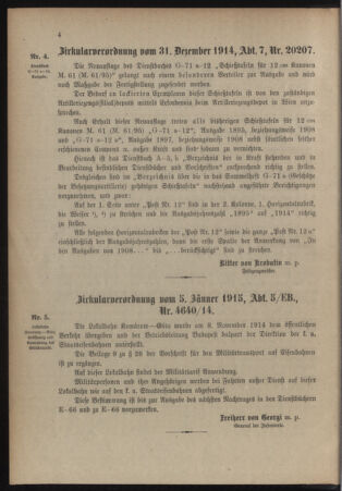 Verordnungsblatt für das Kaiserlich-Königliche Heer 19150109 Seite: 2