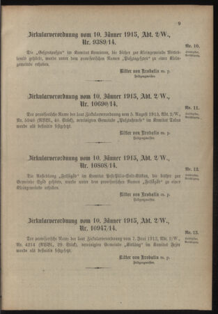 Verordnungsblatt für das Kaiserlich-Königliche Heer 19150116 Seite: 3