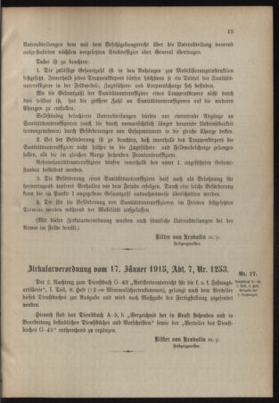 Verordnungsblatt für das Kaiserlich-Königliche Heer 19150123 Seite: 3