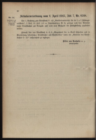 Verordnungsblatt für das Kaiserlich-Königliche Heer 19150417 Seite: 2