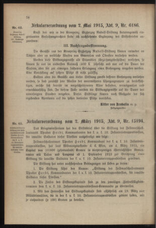 Verordnungsblatt für das Kaiserlich-Königliche Heer 19150508 Seite: 2