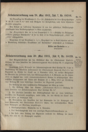 Verordnungsblatt für das Kaiserlich-Königliche Heer 19150605 Seite: 3