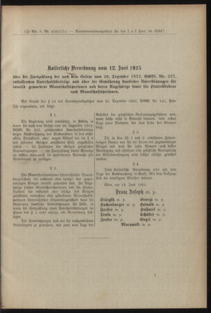 Verordnungsblatt für das Kaiserlich-Königliche Heer 19150707 Seite: 5