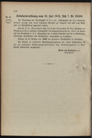 Verordnungsblatt für das Kaiserlich-Königliche Heer 19150724 Seite: 2