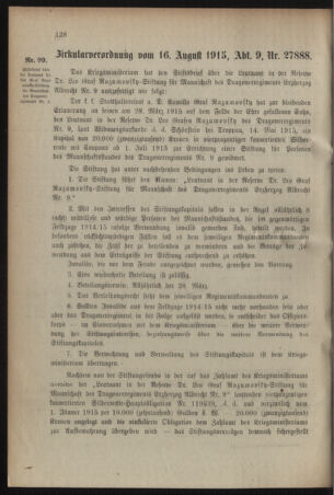 Verordnungsblatt für das Kaiserlich-Königliche Heer 19150821 Seite: 2