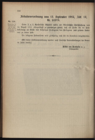 Verordnungsblatt für das Kaiserlich-Königliche Heer 19150918 Seite: 2