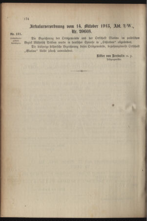 Verordnungsblatt für das Kaiserlich-Königliche Heer 19151023 Seite: 2