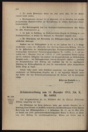 Verordnungsblatt für das Kaiserlich-Königliche Heer 19151218 Seite: 2