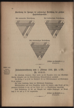 Verordnungsblatt für das Kaiserlich-Königliche Heer 19160205 Seite: 2