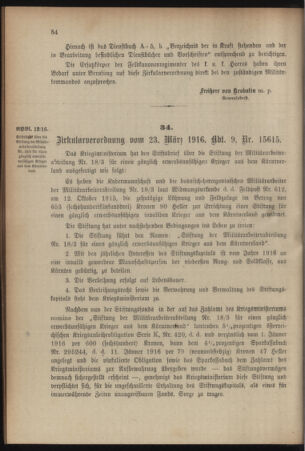 Verordnungsblatt für das Kaiserlich-Königliche Heer 19160401 Seite: 2