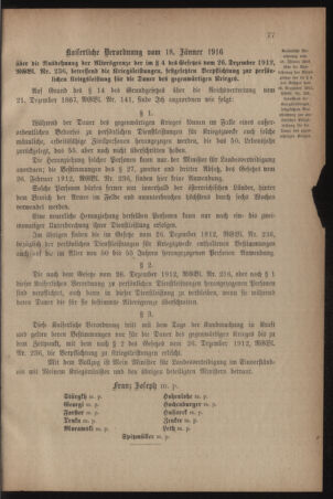 Verordnungsblatt für das Kaiserlich-Königliche Heer 19160520 Seite: 3