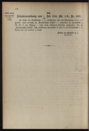 Verordnungsblatt für das Kaiserlich-Königliche Heer 19160708 Seite: 6