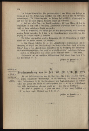 Verordnungsblatt für das Kaiserlich-Königliche Heer 19160715 Seite: 2