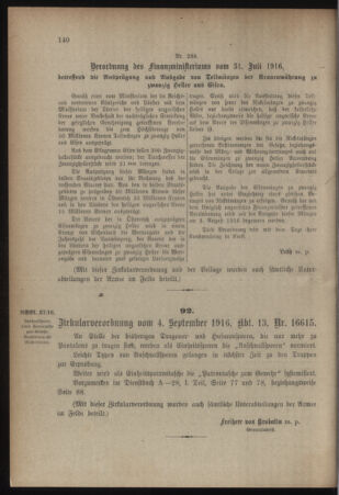 Verordnungsblatt für das Kaiserlich-Königliche Heer 19160909 Seite: 2