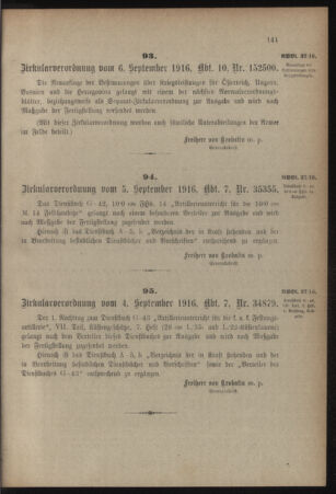 Verordnungsblatt für das Kaiserlich-Königliche Heer 19160909 Seite: 3