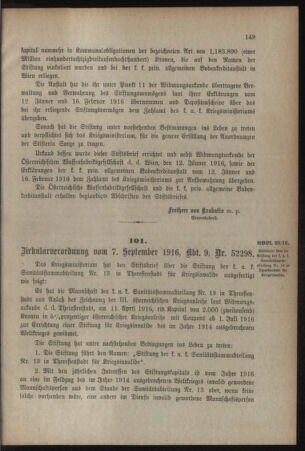 Verordnungsblatt für das Kaiserlich-Königliche Heer 19160916 Seite: 7