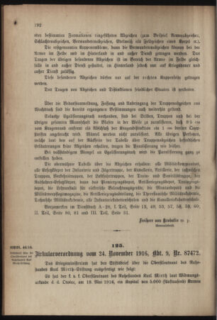 Verordnungsblatt für das Kaiserlich-Königliche Heer 19161202 Seite: 2