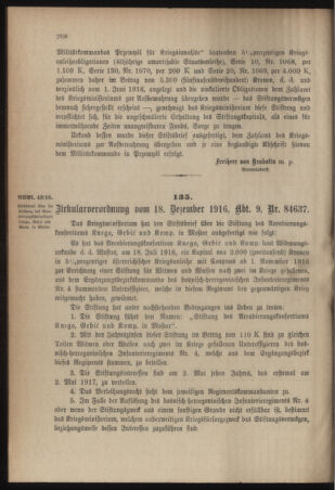 Verordnungsblatt für das Kaiserlich-Königliche Heer 19161223 Seite: 2