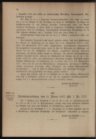 Verordnungsblatt für das Kaiserlich-Königliche Heer 19170127 Seite: 12