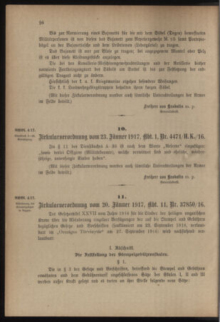 Verordnungsblatt für das Kaiserlich-Königliche Heer 19170127 Seite: 2