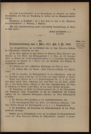 Verordnungsblatt für das Kaiserlich-Königliche Heer 19170310 Seite: 3