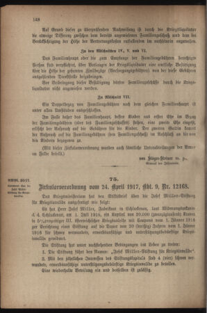 Verordnungsblatt für das Kaiserlich-Königliche Heer 19170428 Seite: 8