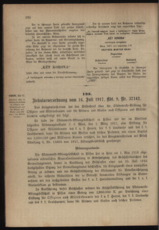 Verordnungsblatt für das Kaiserlich-Königliche Heer 19170721 Seite: 4