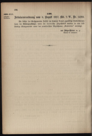 Verordnungsblatt für das Kaiserlich-Königliche Heer 19170811 Seite: 2