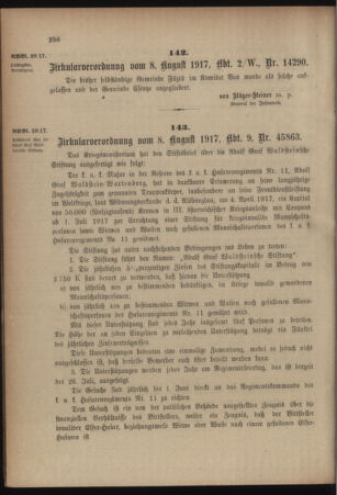 Verordnungsblatt für das Kaiserlich-Königliche Heer 19170817 Seite: 8